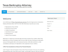 Tablet Screenshot of bankruptcyinfo-dallas.com